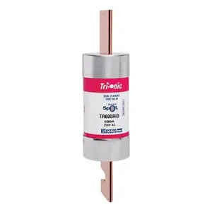 MERSEN FERRAZ TR600RID Time Delay Fuse, Class RK5, 250V, 600A | CH6CEP