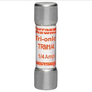 MERSEN FERRAZ TRM1/4 Time Delay Midget Fuse, 250V, 0.25A, 1 Pole | AG8WPQ