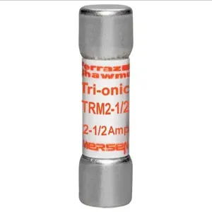 MERSEN FERRAZ TRM2-1/2 Fuse, 250VAC, 2.5A, 1 Pole | AG8WQD