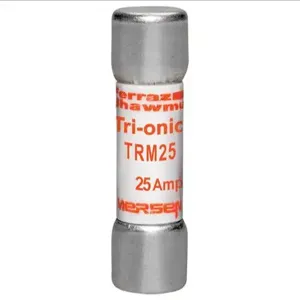 MERSEN FERRAZ TRM25 Time Delay Midget Fuse, 250V, 25A, 1 Pole | AG8WQF