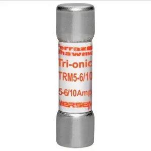 MERSEN FERRAZ TRM5-6/10 Time Delay Fuse, Midget, 250V, 5.6A | CH6CEY TRM2