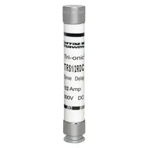 MERSEN FERRAZ TRS1/2RDC Time Delay Fuse, 300V, 0.5A, Class RK5 | CH6CFB