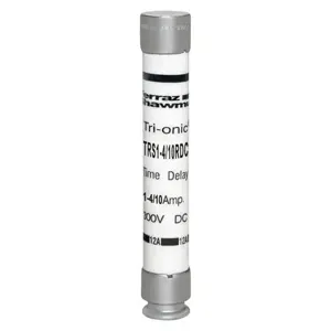 MERSEN FERRAZ TRS1-4/10RDC Time Delay Fuse, 300V, 1.4A, Class RK5 | CH6CFT