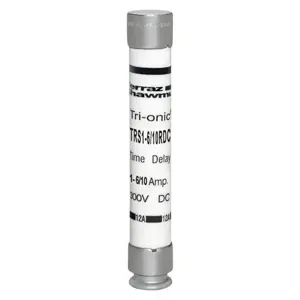 MERSEN FERRAZ TRS1-6/10RDC Time Delay Fuse, 300V, 1.6A, Class RK5 | CH6CGA