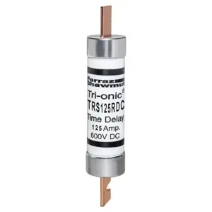 MERSEN FERRAZ TRS125RDC Time Delay Fuse, 600V, 125A, Class RK5 | CH6CFM