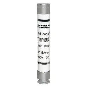 MERSEN FERRAZ TRS17-1/2RDC Time Delay Fuse, 300V, 17.5A, Class RK5 | CH6CGB TRS3-2/10RDC