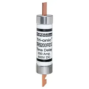 MERSEN FERRAZ TRS200RDC Time Delay Fuse, 600V, 200A, Class RK5 | CH6CGJ