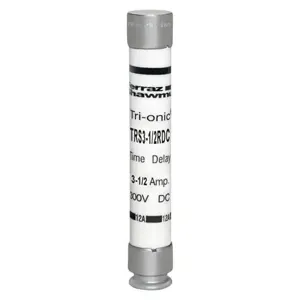 MERSEN FERRAZ TRS3-1/2RDC Time Delay Fuse, 300V, 3.5A, Class RK5 | CH6CHJ TRS8/10RDC