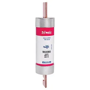 MERSEN FERRAZ TRS300RID Time Delay Fuse, 600V, 300A, Class RK5 | CH6CHD