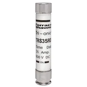 MERSEN FERRAZ TRS35RDC Time Delay Fuse, 600V, 35A, Class RK5 | CH6CHN TRS4-1/2RDC