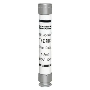 MERSEN FERRAZ TRS3RDC Time Delay Fuse, 300V, 3A, Class RK5 | CH6CHQ TRS1/2RDC