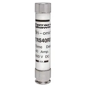 MERSEN FERRAZ TRS40RDC Time Delay Fuse, 600V, 40A, Class RK5 | CH6CHW TRS5RDC