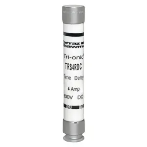 MERSEN FERRAZ TRS4RDC Time Delay Fuse, 300V, 4A, Class RK5 | CH6CJD TRS1RDC