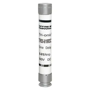 MERSEN FERRAZ TRS5-6/10RDC Time Delay Fuse, 300V, 5.6A, Class RK5 | CH6CJJ TRS1-4/10RDC