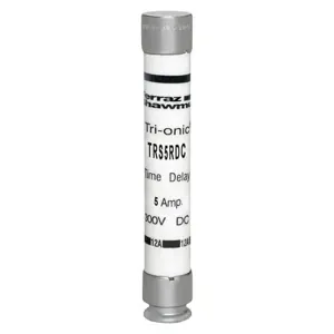 MERSEN FERRAZ TRS5RDC Time Delay Fuse, 300V, 5A, Class RK5 | CH6CJK TRS1-1/4RDC