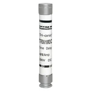 MERSEN FERRAZ TRS6/10RDC Time Delay Fuse, 300V, 0.6A, Class RK5 | CH6CJL