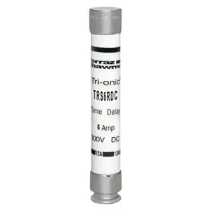 MERSEN FERRAZ TRS6RDC Time Delay Fuse, 300V, 6A, Class RK5 | CH6CJT TRS1-6/10RDC