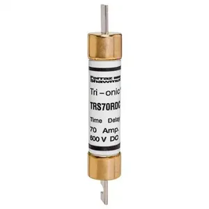 MERSEN FERRAZ TRS70RDC Time Delay Fuse, 600V, 70A, Class RK5 | CH6CJU