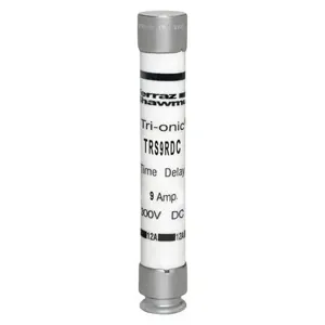 MERSEN FERRAZ TRS9RDC Time Delay Fuse, 300V, 9A, Class RK5 | CH6CKE TRS2-1/4RDC