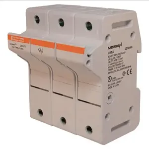 MERSEN FERRAZ US3J3 Fuse Holder, 3 Pole, No Indicator, 600V, 30A | AG8WUQ