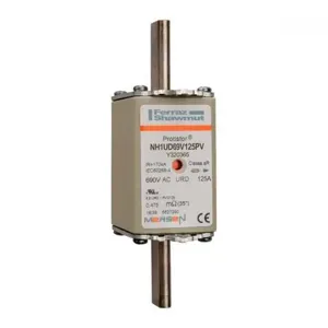 MERSEN FERRAZ Y320365 Fuse Link, 125A, 690V | CH6CXG NH1UD69V125PV