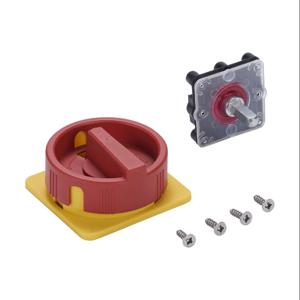 MERZ ELEKTRO H01R Rotary Handle, Round, Red/Yellow, External Front Mount, 2-Position, Lockable In Off Only | CV7QAR
