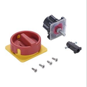 MERZ ELEKTRO H05R Rotary Handle, Round, Red/Yellow, External Front Mount, 2-Position, Lockable In Off Only | CV7QAW