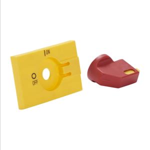 MERZ ELEKTRO H12R Rotary Handle, Pistol, Red/Yellow, Direct Mount, 2-Position, Lockable In Off Only, Nema 1 | CV7QBD