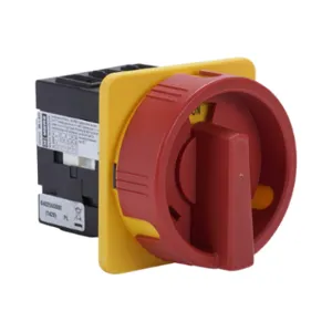 MERZ ELEKTRO ML1-025-E-H03R Rotary Disconnect Switch, Load Break Capable, 3-Pole, 600 VAC, 25A, 5Ka Sccr, Door Mount | CV8BZV