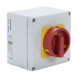 MERZ ELEKTRO ML1-032-V-E01R Rotary Enclosed Disconnect Switch, Load Break Capable, 3-Pole, 600 VAC, 32A, 5Ka Sccr | CV8BZZ