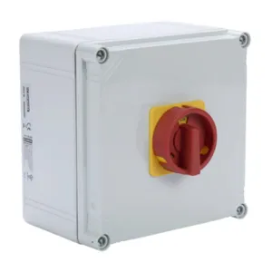 MERZ ELEKTRO ML1-040-V-E04R Rotary Enclosed Disconnect Switch, Load Break Capable, 3-Pole, 600 VAC, 40A, 5Ka Sccr | CV8CAD