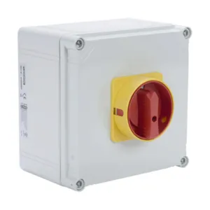 MERZ ELEKTRO ML2-080-V-E03R Rotary Enclosed Disconnect Switch, Load Break Capable, 3-Pole, 600 VAC, 80A, 5Ka Sccr | CV8CAJ