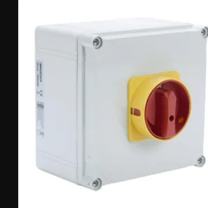 MERZ ELEKTRO ML3-125-V-E03R Rotary Enclosed Disconnect Switch, Load Break Capable, 3-Pole, 600 VAC, 125A, 5Ka Sccr | CV8CAK