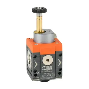 METAL WORK 5U12V702 Shut-Off Valve, 3-Port, 2-Position, Single Solenoid Spring Return, N.C. | CV8EQH