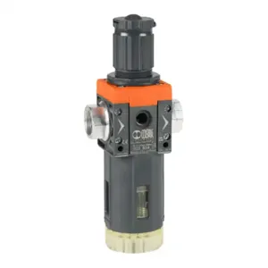 METAL WORK 5U25B245 Pneumatic Filter-Regulator, 3/4 Inch Female Npt Inlet, 3/4 Inch Female Npt Outlet | CV7XER