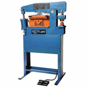 METALPRO MP5000FS Ironworker, 115V AC /Single-Phase, 2 Stations, 50 Tonf Hydraulic Force, 20 A Current | CT3BMB 49LX78