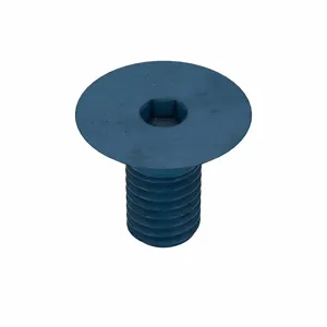 METRIC BLUE UST180374 Socket Cap Screw, Flat, M8 x 1.25 Thread Size, 16 Inch Length, 25Pk | AE7JMX 5YMT0