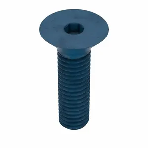 METRIC BLUE UST184021 Socket Cap Screw, Flat, M5 x 0.80 Thread Size, 16 Inch Length, 25Pk | AE7JMF 5YMP5