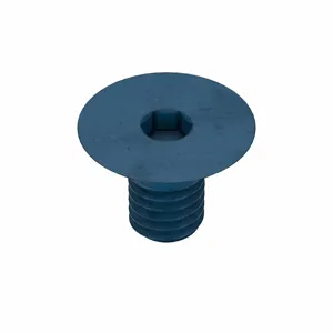 METRIC BLUE UST184031 Socket Cap Screw, Flat, M6 x 1 Thread Size, 10 Inch Length, 25Pk | AE7JMK 5YMP9