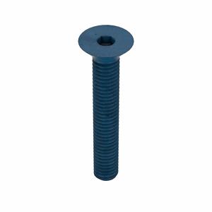 METRIC BLUE UST184045 Socket Cap Screw, Flat, M6 x 1 Thread Size, 40 Inch Length, 25Pk | AE7JMT 5YMR6