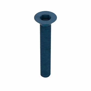 METRIC BLUE UST184124 Socket Cap Screw, Flat, M10 x 1.50 Thread Size, 70 Inch Length, 5Pk | AE7JNP 5YMU6