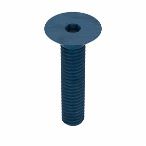 METRIC BLUE UST187458 Socket Cap Screw, Flat, M4 x 0.70 Thread Size, 20 Inch Length, 25Pk | AE7JLZ 5YMN9