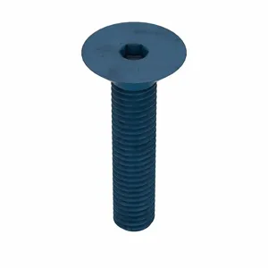 METRIC BLUE UST187475 Socket Cap Screw, Flat, M8 x 1.25 Thread Size, 40 Inch Length, 10Pk | AE7JNC 5YMT5