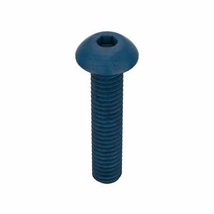 METRIC BLUE UST187480 Socket Cap Screw, Button, M4 x 0.70 Thread Size, 20 Inch Length, 25Pk | AE6HFC 5RYE5