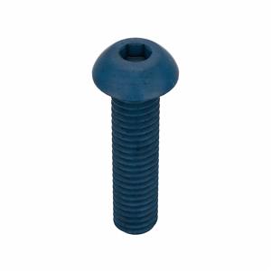 METRIC BLUE UST187489 Socket Cap Screw, Button, M6 x 1 Thread Size, 25 Inch Length, 25Pk | AE7JKW 5YMK3