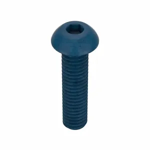 METRIC BLUE UST187489 Socket Cap Screw, Button, M6 x 1 Thread Size, 25 Inch Length, 25Pk | AE7JKW 5YMK3