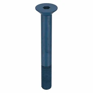 METRIC BLUE UST194858 Socket Cap Screw, Flat, M10 x 1.50 Thread Size, 80 Inch Length, 5Pk | AE7JNQ 5YMU7