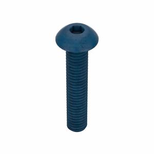 METRIC BLUE UST194863 Socket Cap Screw, Button, M3 x 0.50 Thread Size, 16 Inch Length, 50Pk | AE6HEX 5RYE0