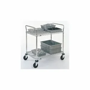 METRO 2SPN53ABR - 1PK/25 Wire Cart 24 Inch Width 36 Inch Length Steel | AC9RTY 3JKY4