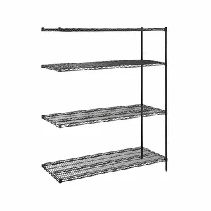 METRO 4/2448NBL2/63PBL8/99 Wire Shelving Add On Unit Epoxy | AF3PAE 8AAZ5